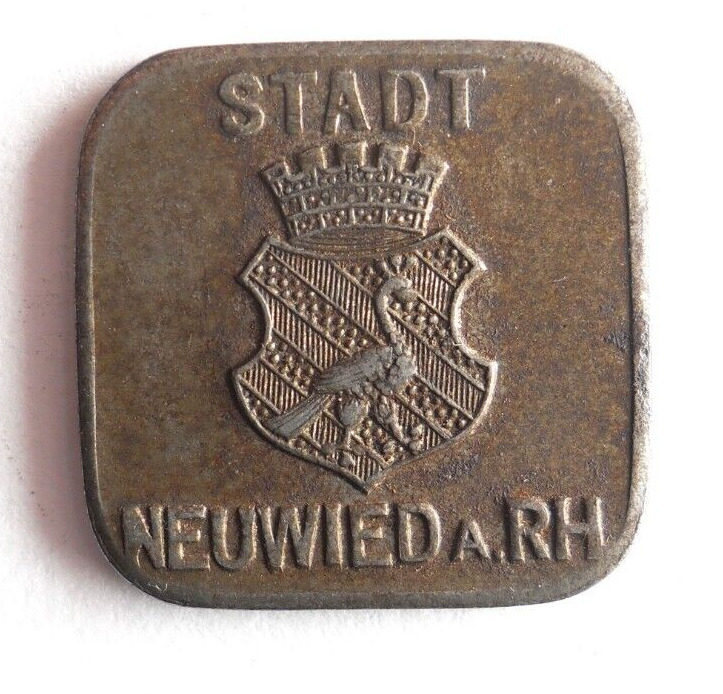 1917 GERMAN EMPIRE (NEUWEID) 10 PFENNIG - SCARCE Notgeld Coin - Lot #O17