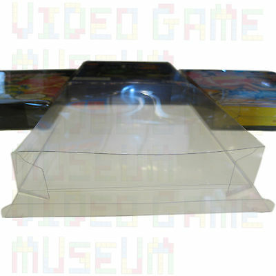 5 Custom Clear Plastic Box Protectors Archival Case Sleeves for NES Boxed Games