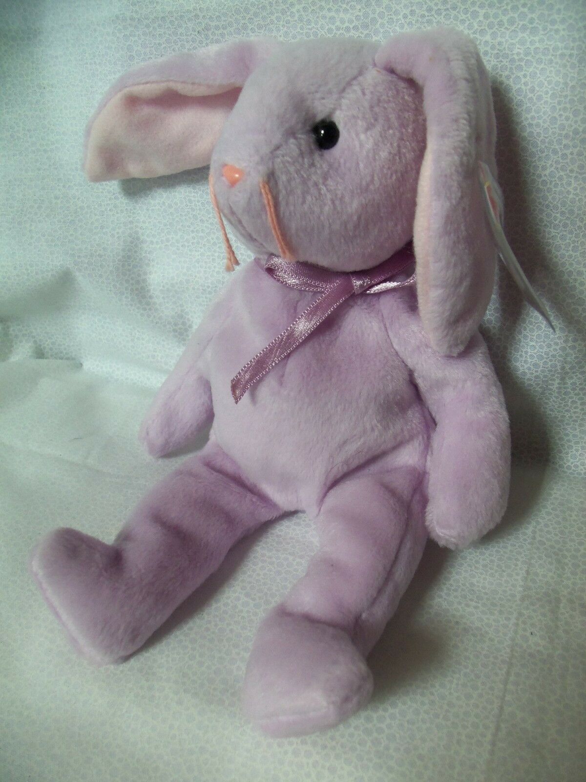 Ty Beanie Babies Purple Rabbit  ** Floppity ** 5th Generation New W/ Tag