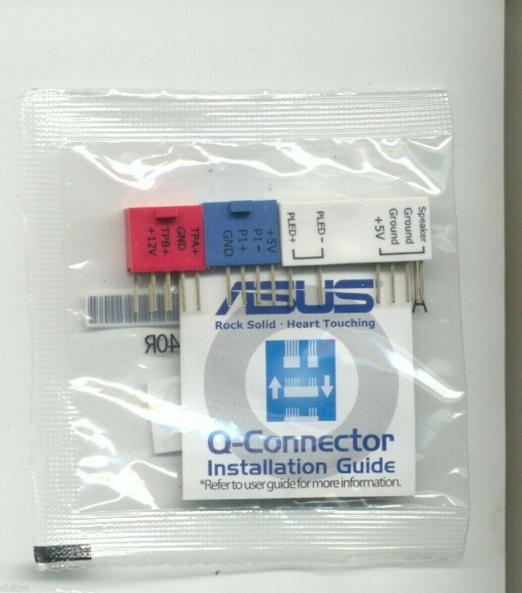 New Genuine Asus Q-connector Front Panel Usb Ieee1394 Firewire Kit 12g05100040r