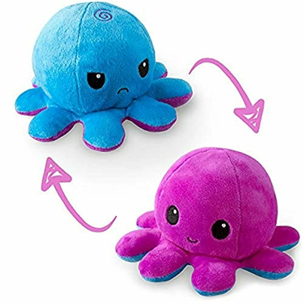 Teeturtle/the Original Reversible Octopus Plushie |show Your Mood