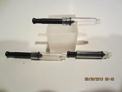 3 Mini Fountain Pen Converter- Fits Waterman+ Rotring+ Duke, Many More