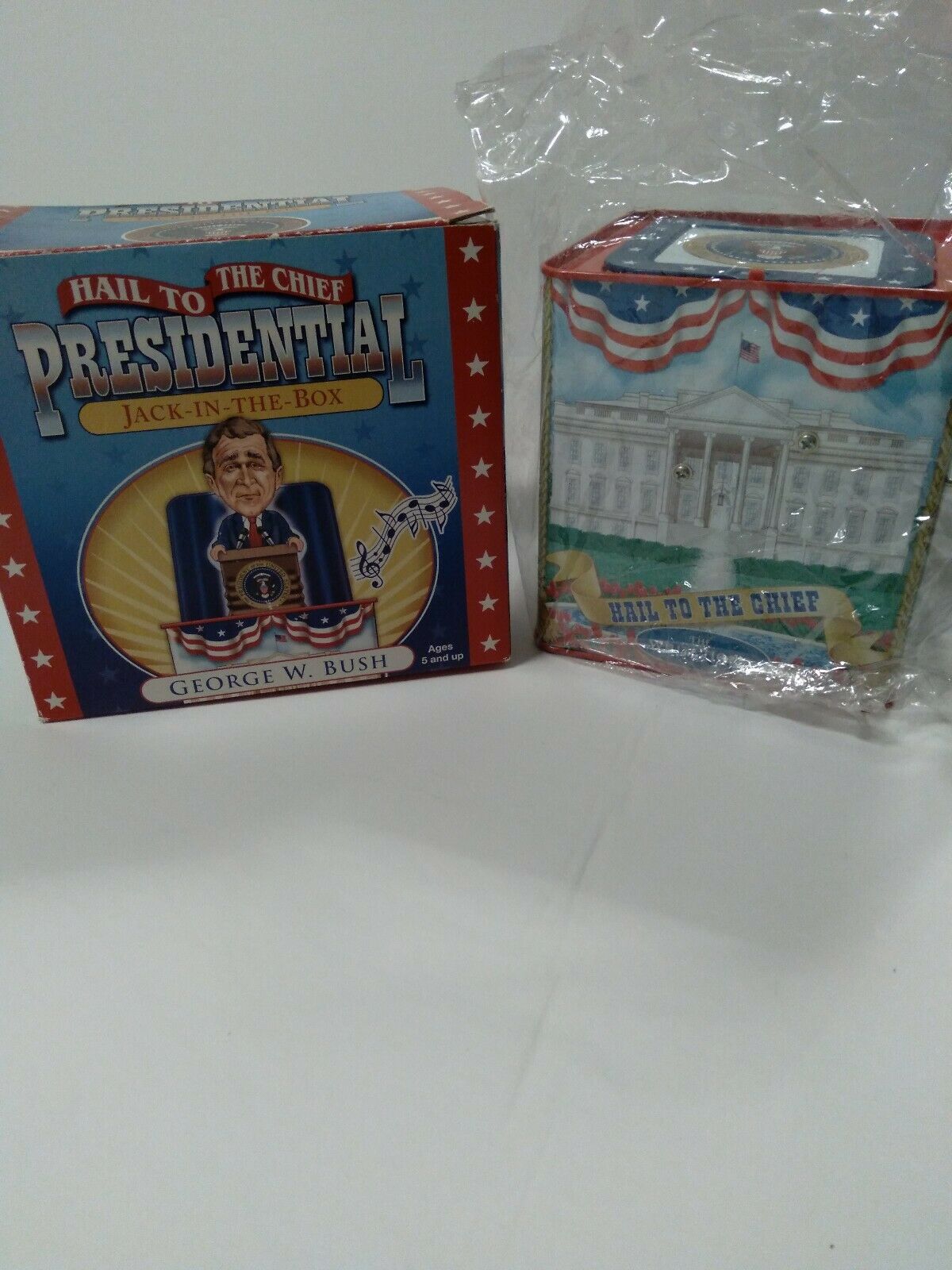 2001 George W Bush Hail To The Chief Presidential Jack-in-the-box White House