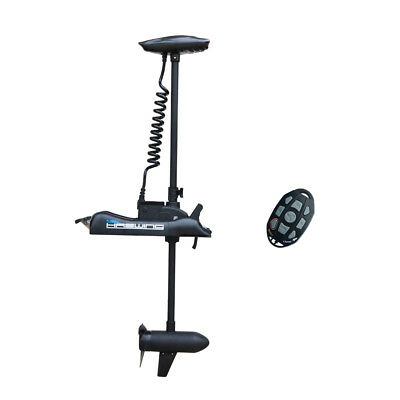 Haswing Black 12v 55lbs 48" Variable Speed Bow Mount Electric Trolling Motor