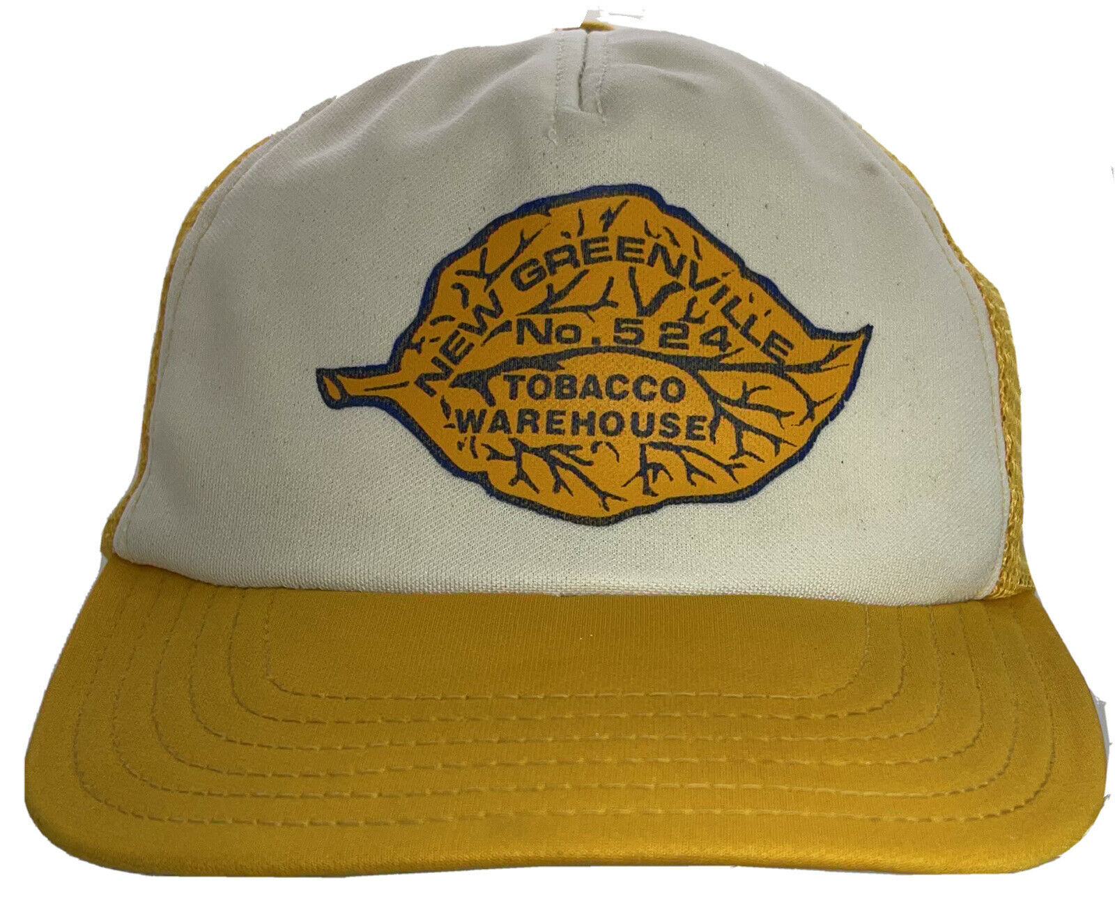 Rare Vintage 1980’s New Greenville Nc Tobacco Warehouse 524 Snapback Trucker Hat