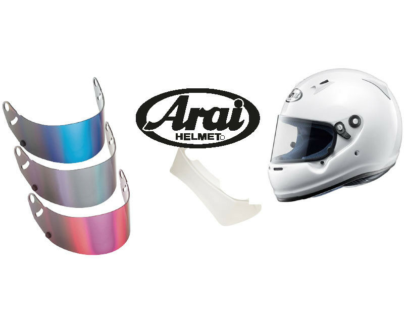 Arai CK-6 Go Kart Racing Helmet Lid White Snell K2015 Approved Kart Karting