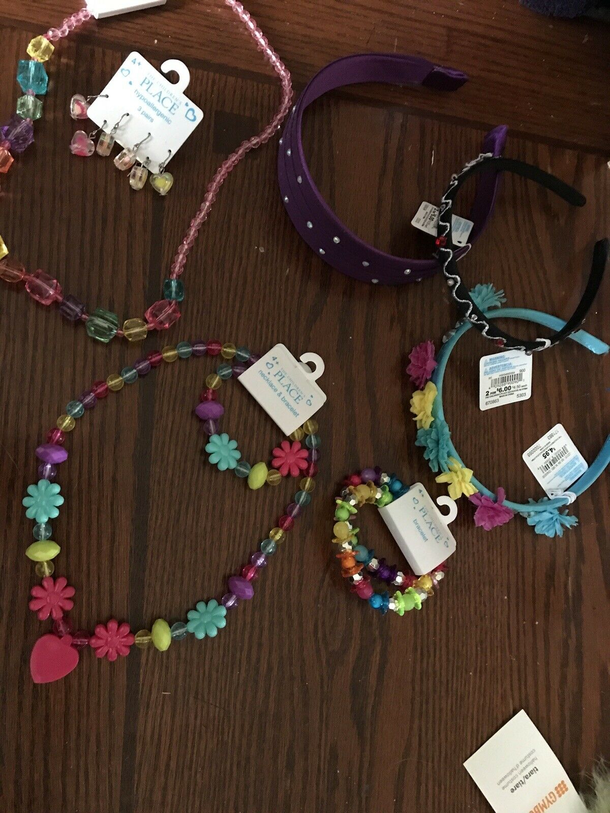 Nwt Children’s Place Girl’s Necklaces, Bracelets, Headbands, Earrings