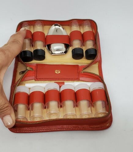 Vintage Leather Apothecary Medical Kit (HERZ ENGLAND) - Pls Read Desc...