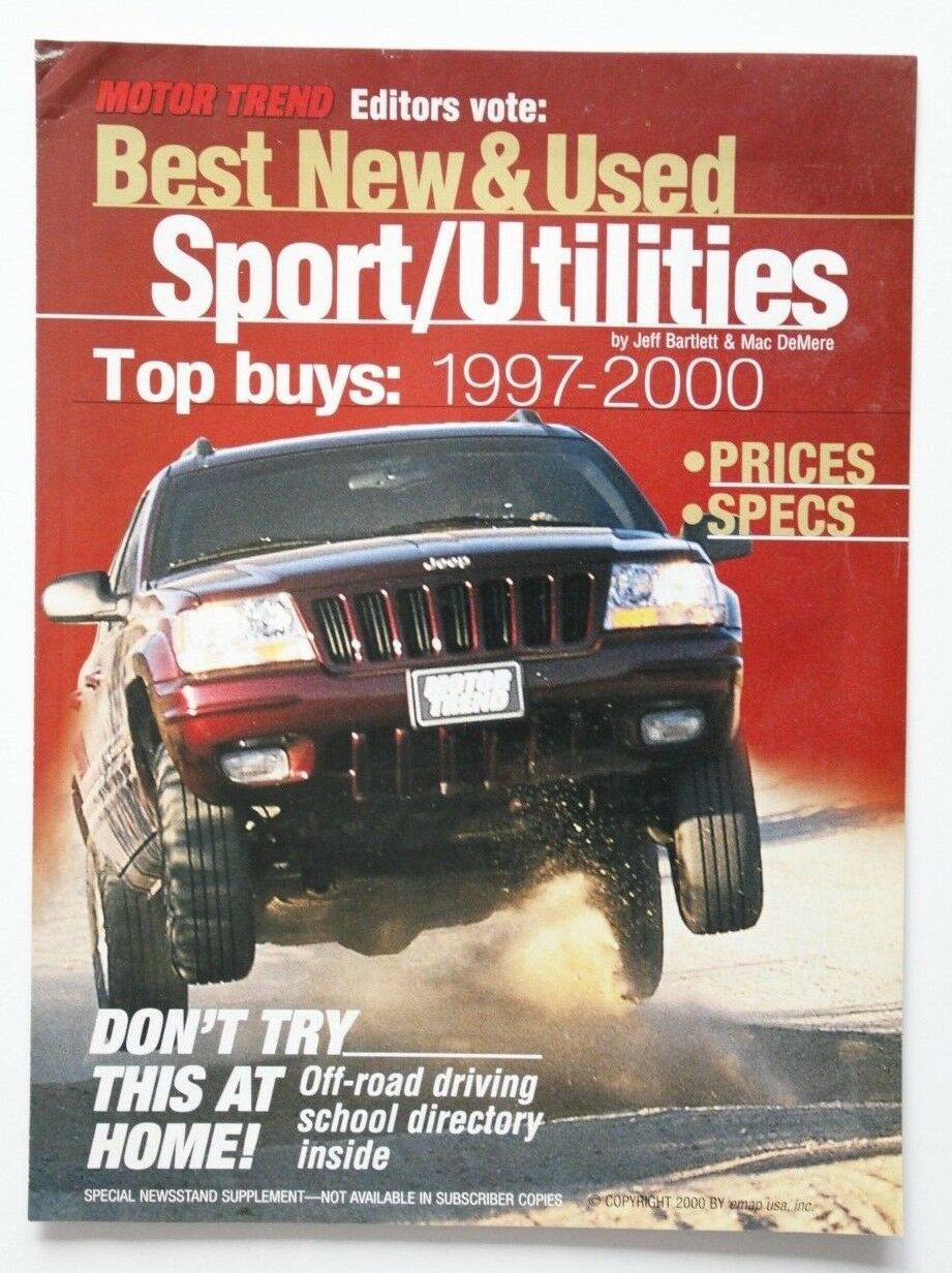 Jeep 2000 Motor Trend Dealer Brochure - English - Usa