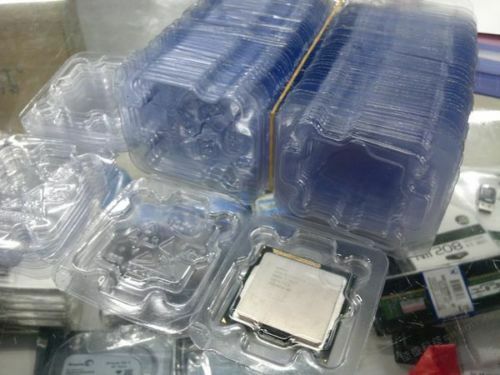 50 pcs New Inter CPU Clamshell Tray Case For 478 775 1150 1155 1156 CPU