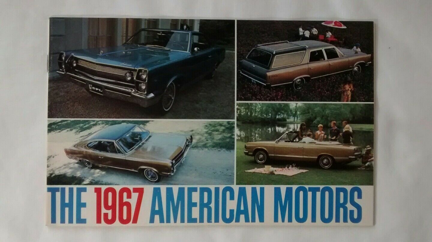 1967 American Motors Ambassador Marlin Rebel Rambler Advertising Brochure