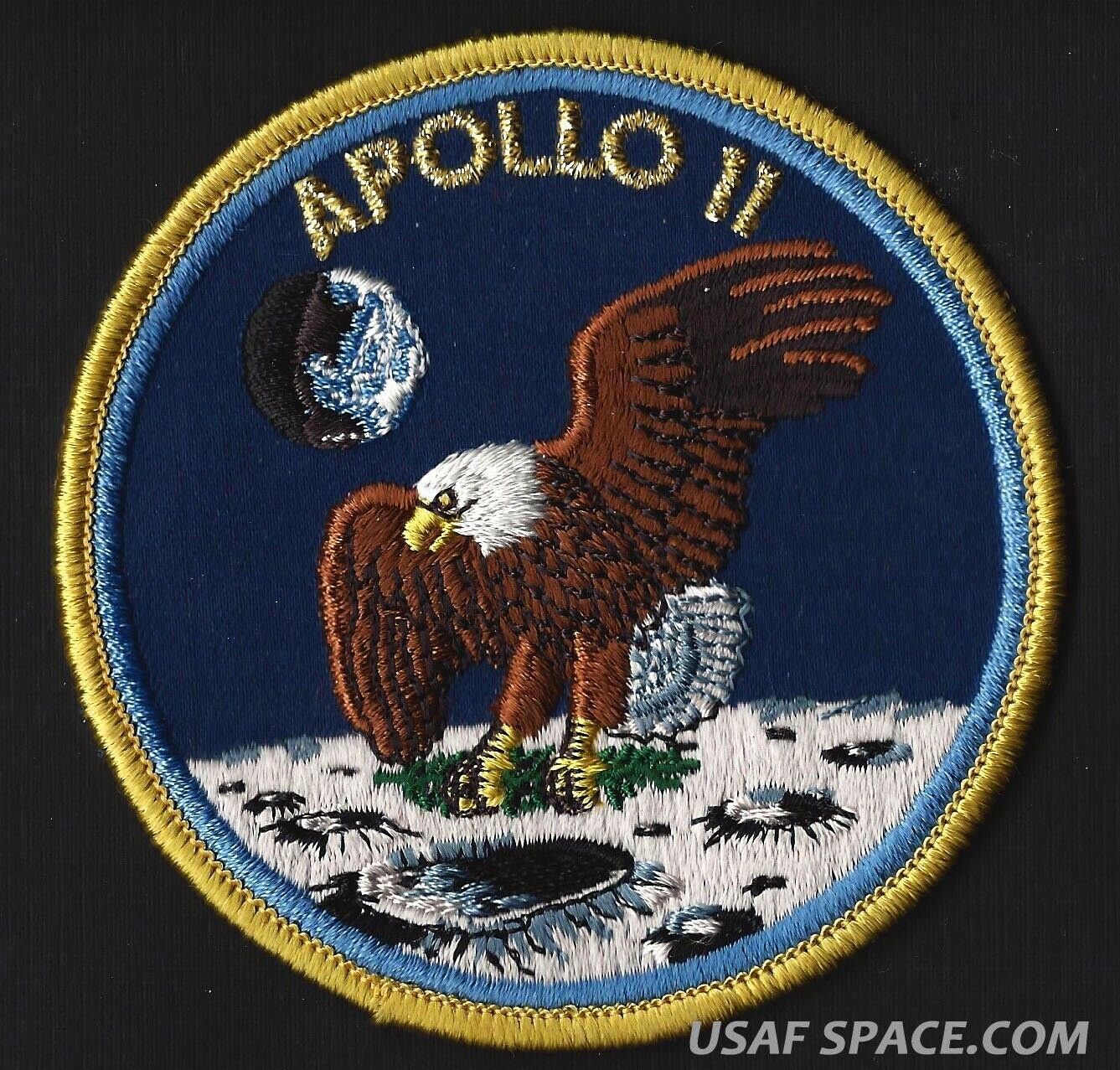Rare Apollo 11 Lion Brothers Vintage Original Nasa Cloth Back Space Patch
