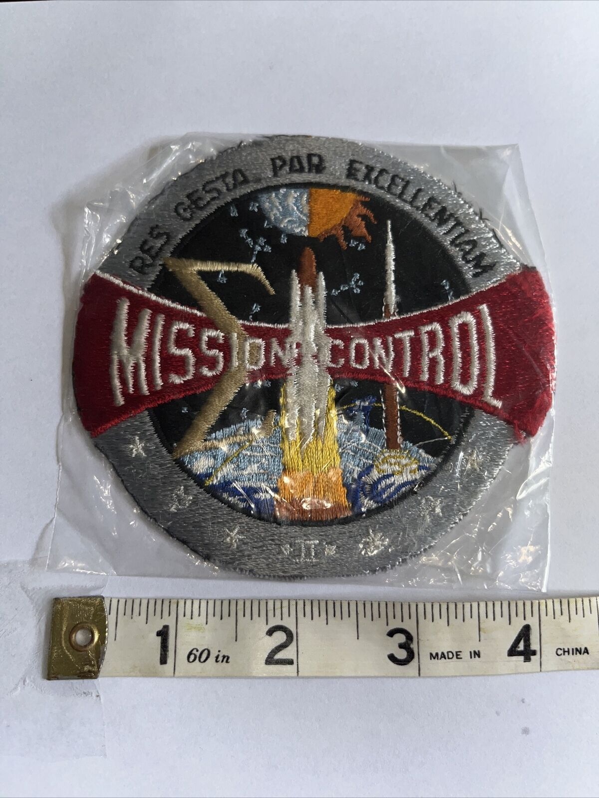 Authentic- NASA - MISSION CONTROL 1973 - Original AB Emblem 4