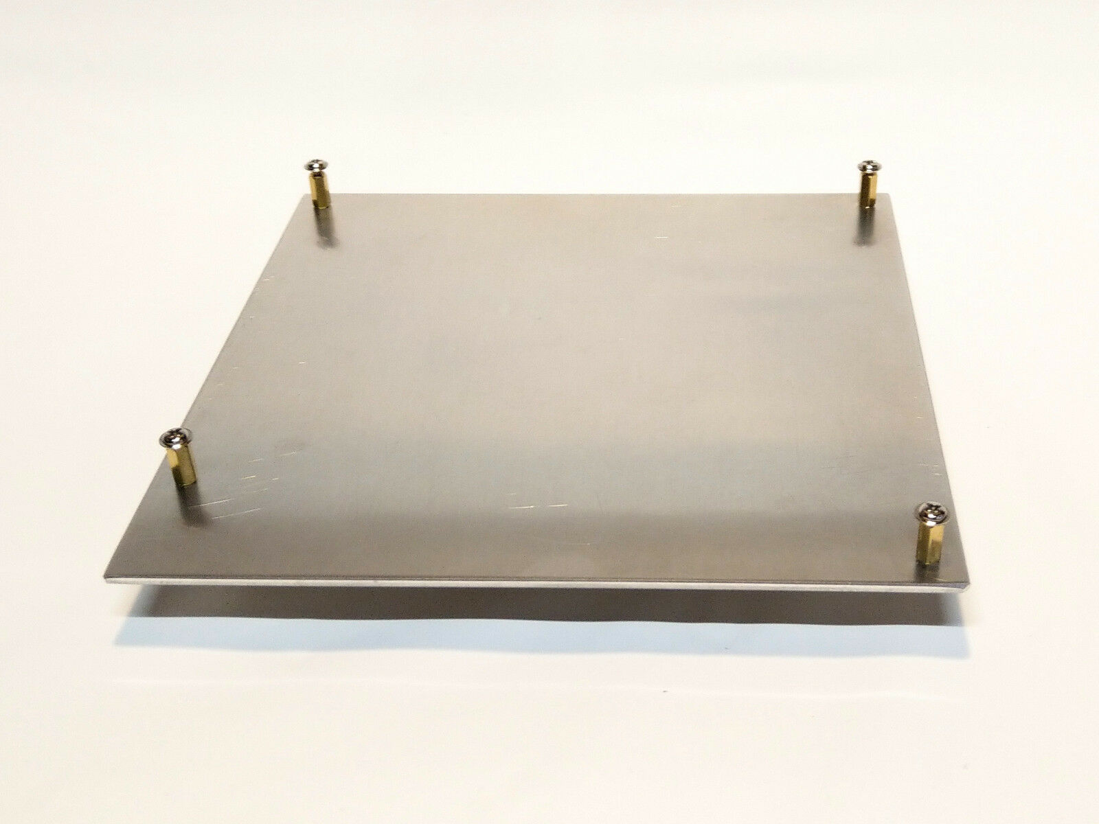 Mini-itx Aluminum Motherboard Tray W/ Standoffs 6.75"x6.75x0.090"