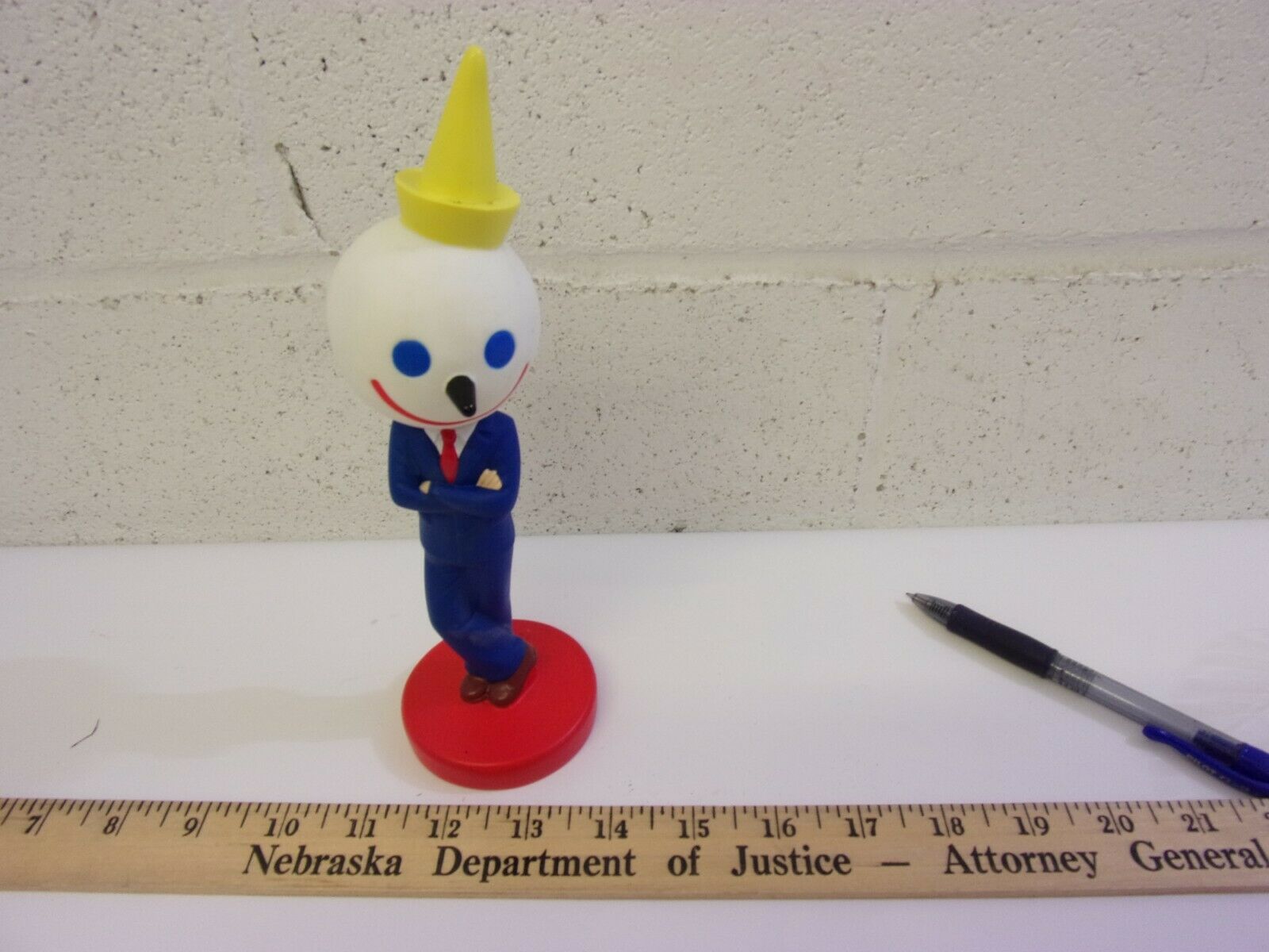 Ceo Jack-in-the-box Restaurant Bobble Head In Suit Office 8 1/4" Tall Figurine